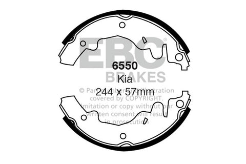 EBC Brake Shoe Replacement Set (6638)