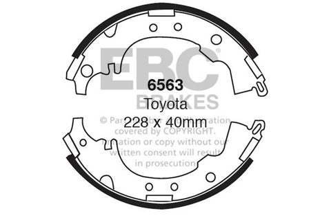 EBC Brake Shoe Replacement Set (6676)