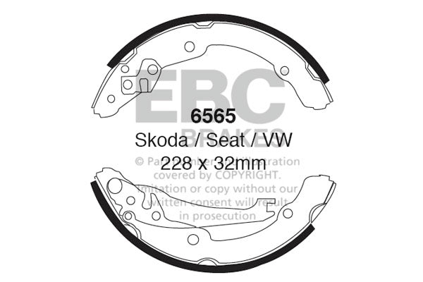 EBC Brake Shoe Replacement Set (5161)