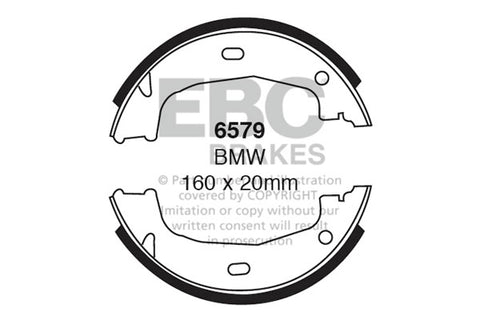 EBC Brake Shoe Replacement Set (6545)