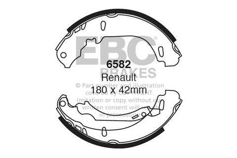 EBC Brake Shoe Replacement Set (6481)