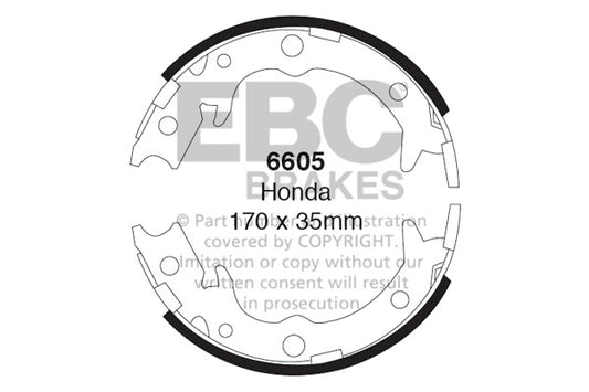 EBC Brake Shoe Replacement Set (6585)