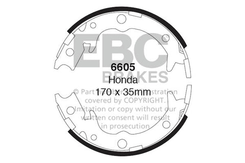 EBC Brake Shoe Replacement Set (6585)