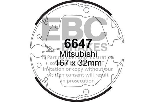 EBC Brake Shoe Replacement Set (5261)