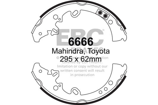 EBC Brake Shoe Replacement Set (5171)