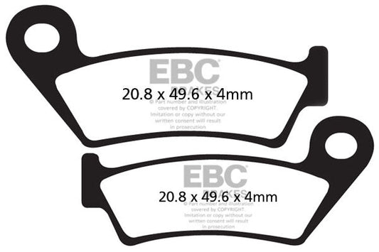 EBC Cycle Brake Pad for ROCK SHOX D1 (CFA242)