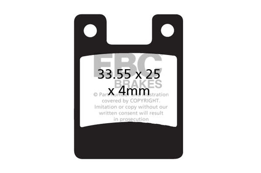 EBC Cycle Gold Brake Pad for HOPE OPEN 2 (CFA247BHH)