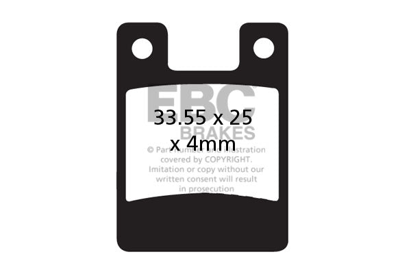 EBC Cycle Gold Brake Pad for HOPE C2 (CFA247BHH)