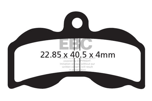 EBC Cycle Gold Brake Pad for HOPE XC4 (CFA300HH)
