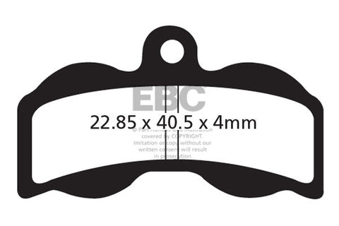 EBC Cycle Red Brake Pad for HOPE XC4 (CFA300R)