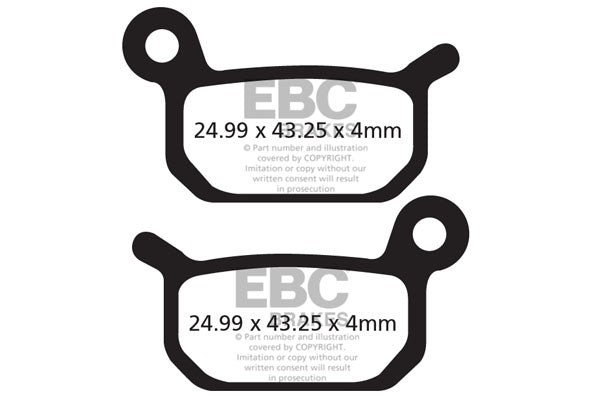 EBC Cycle Brake Pad for GRIMECA SYSTEM 13 (CFA325)