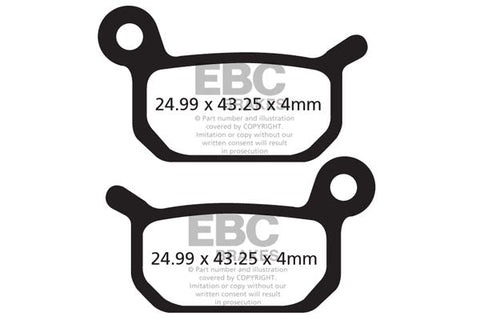 EBC Cycle Brake Pad for FORMULA 4 RACING XC (CFA325)