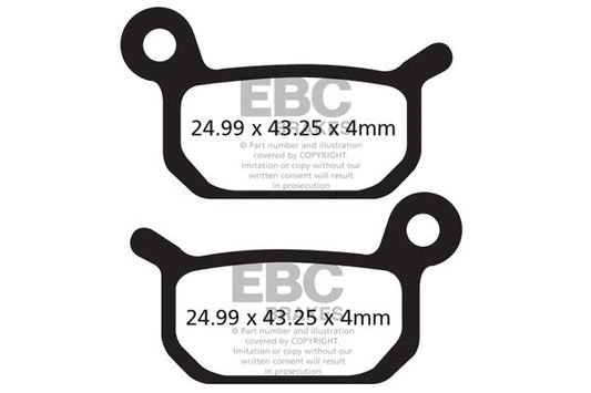 EBC Cycle Gold Brake Pad for FORMULA B4 (CFA325HH)