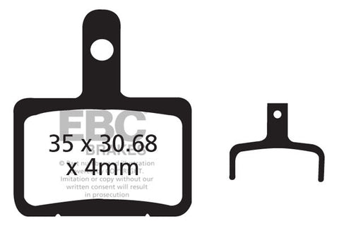 EBC Cycle Gold Brake Pad for TRP SPYRE SLC (CFA327HH)