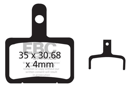 EBC Cycle Brake Pad for GUSSET CHUTE (CFA327)