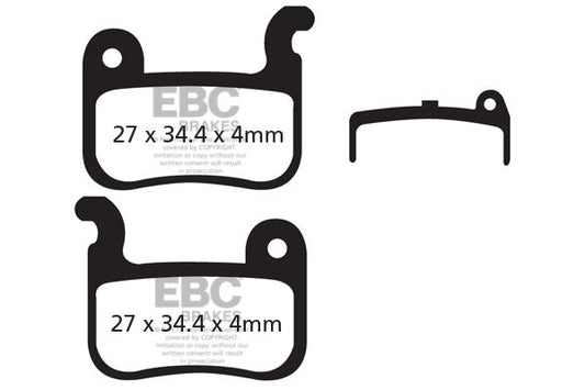 EBC Cycle Brake Pad for CLARKS CMD-24 (CFA370)
