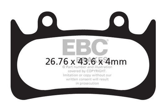 EBC Cycle Gold Brake Pad for HOPE MOTO M6 (CFA385HH)