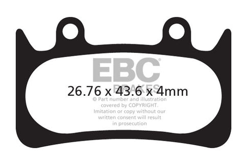 EBC Cycle Gold Brake Pad for HOPE MOTO M6 (CFA385HH)