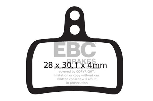 EBC Cycle Brake Pad for HOPE 2007 MONO MINI (CFA386)