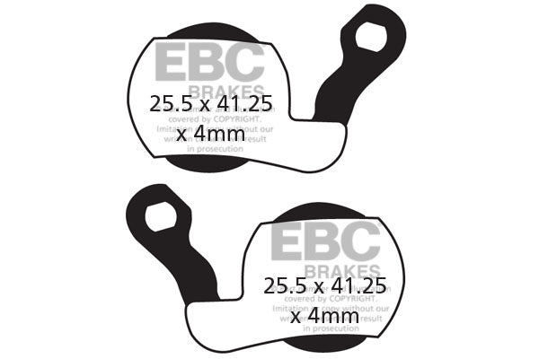 EBC Cycle Brake Pad for BRAKE FORCE ONE H2O (CFA449)