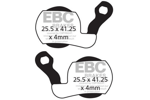 EBC Cycle Brake Pad for BRAKE FORCE ONE H2O (CFA449)