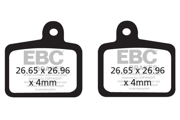 EBC Cycle Gold Brake Pad for HAYES RADAR (CFA466HH)