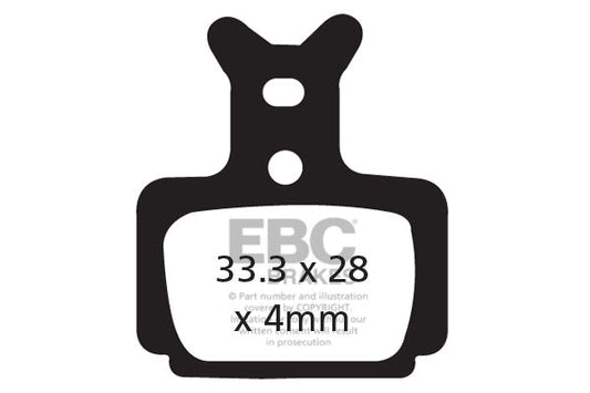 EBC Cycle Brake Pad for FORMULA R0 (CFA470)