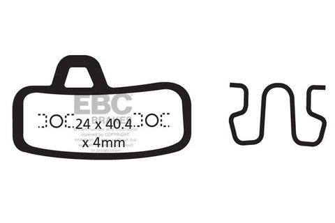 EBC Cycle Gold Brake Pad for HAYES STROKER ACE (CFA494HH)
