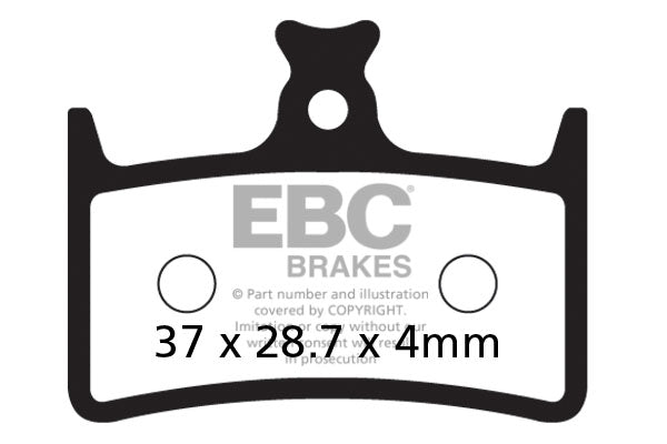 EBC Cycle Gold Brake Pad for HOPE E4 (CFA647HH)