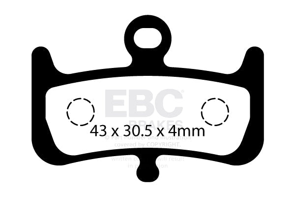 EBC Cycle Brake Pad for HAYES DOMINION A4 (CFA736)