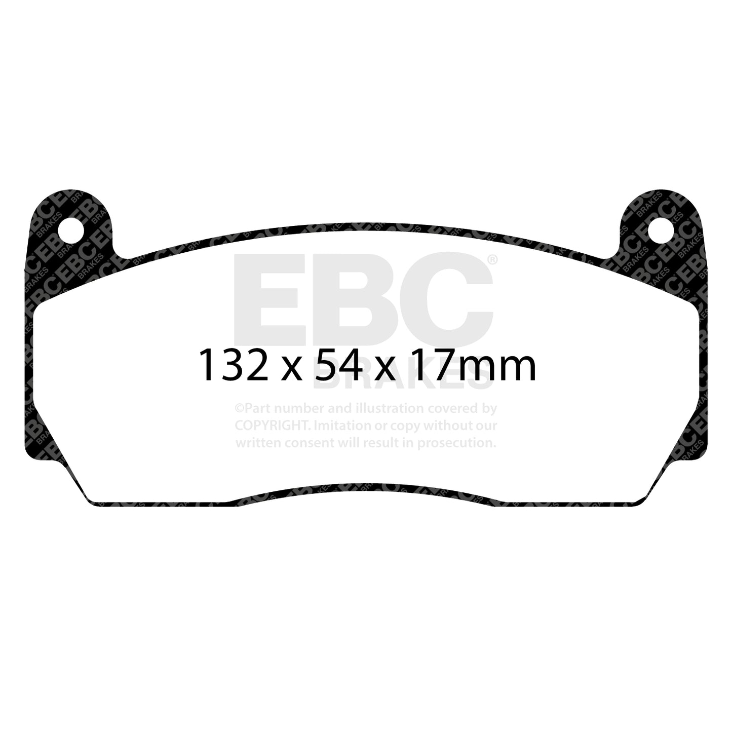 EBC Racing RP-1 Track and Race Brake Pads (DP8002/2RP1)