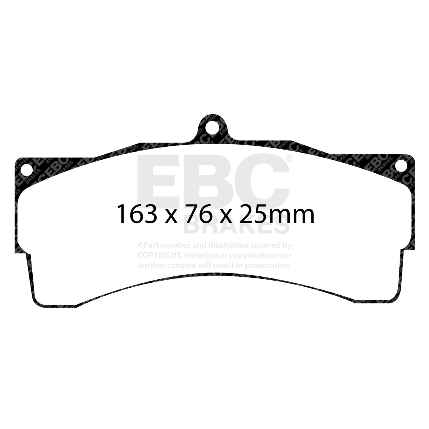 EBC Racing RP-1 Track and Race Brake Pads (DP8033RP1)