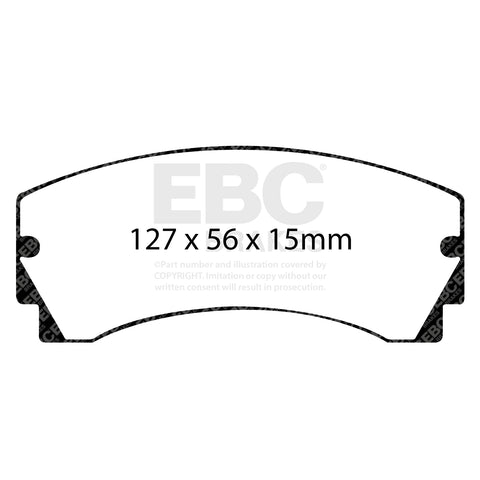 EBC Yellowstuff 4000 Series Street and Track Brake Pad Set (DP4046R)
