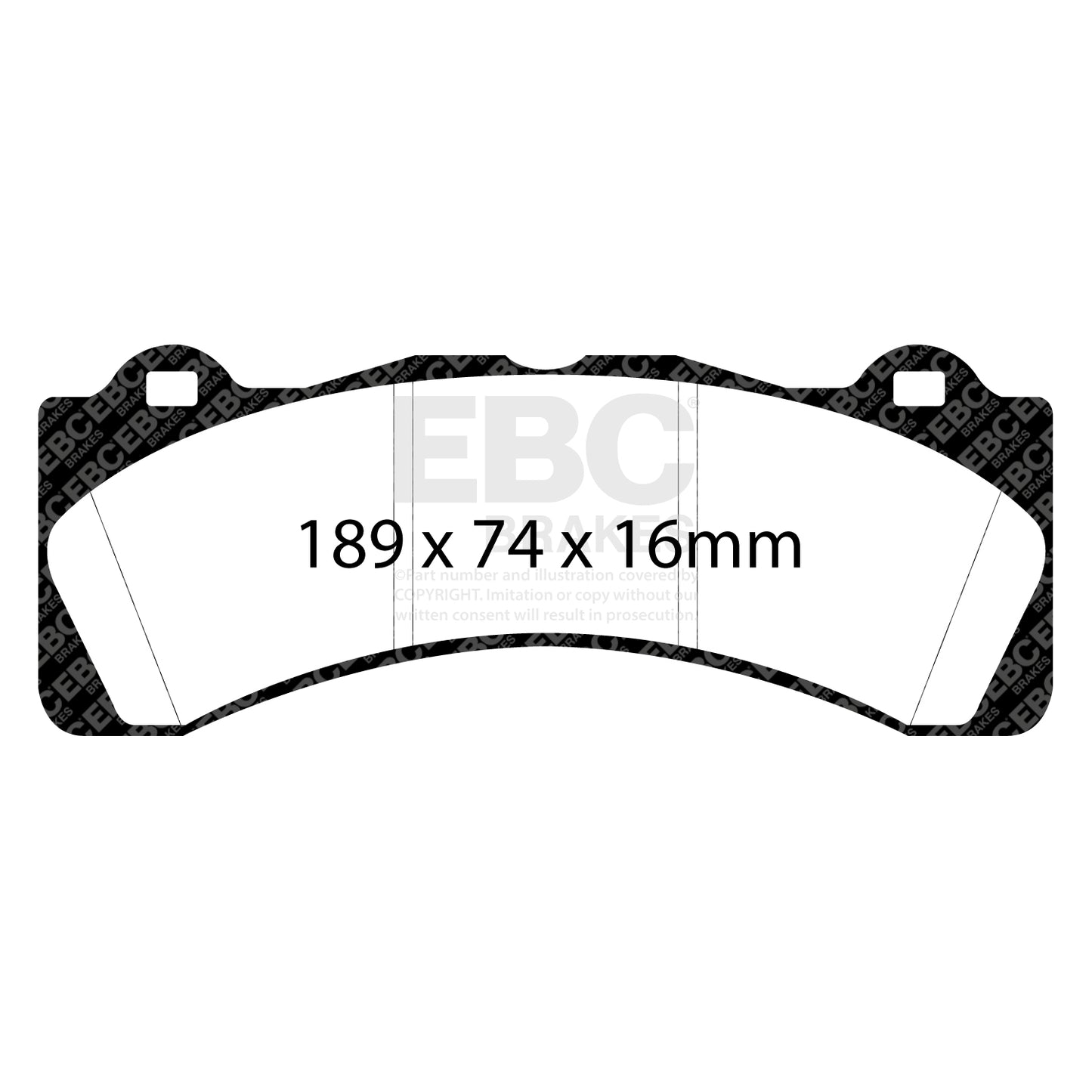 EBC Racing RP-X Track and Race Brake Pads (DP8059RPX)