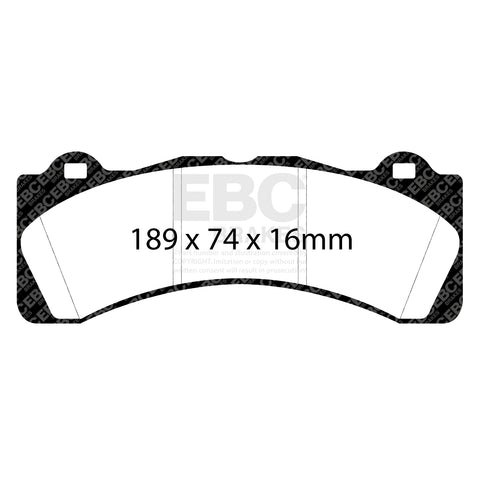 EBC Racing RP-1 Track and Race Brake Pads (DP8059RP1)