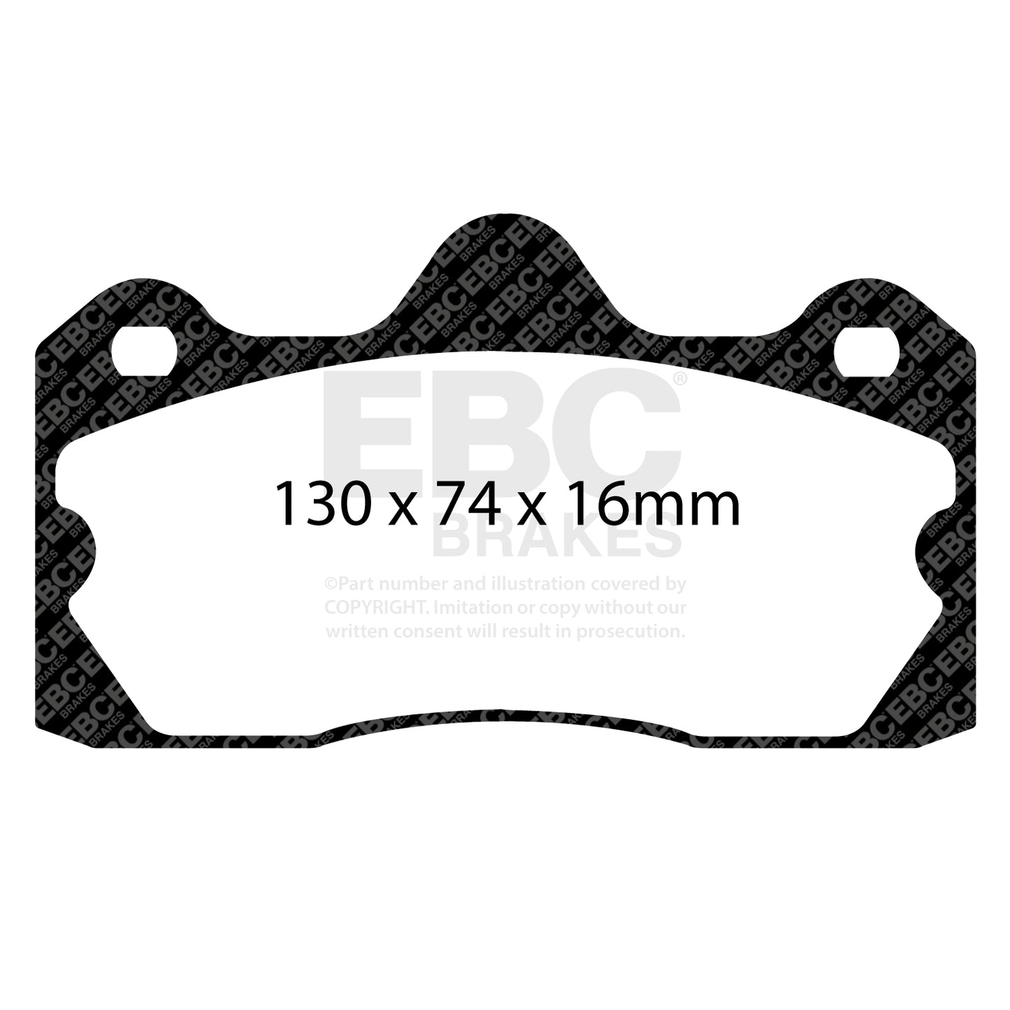 EBC Brakes Pad and Disc Kit (PD04KR421)