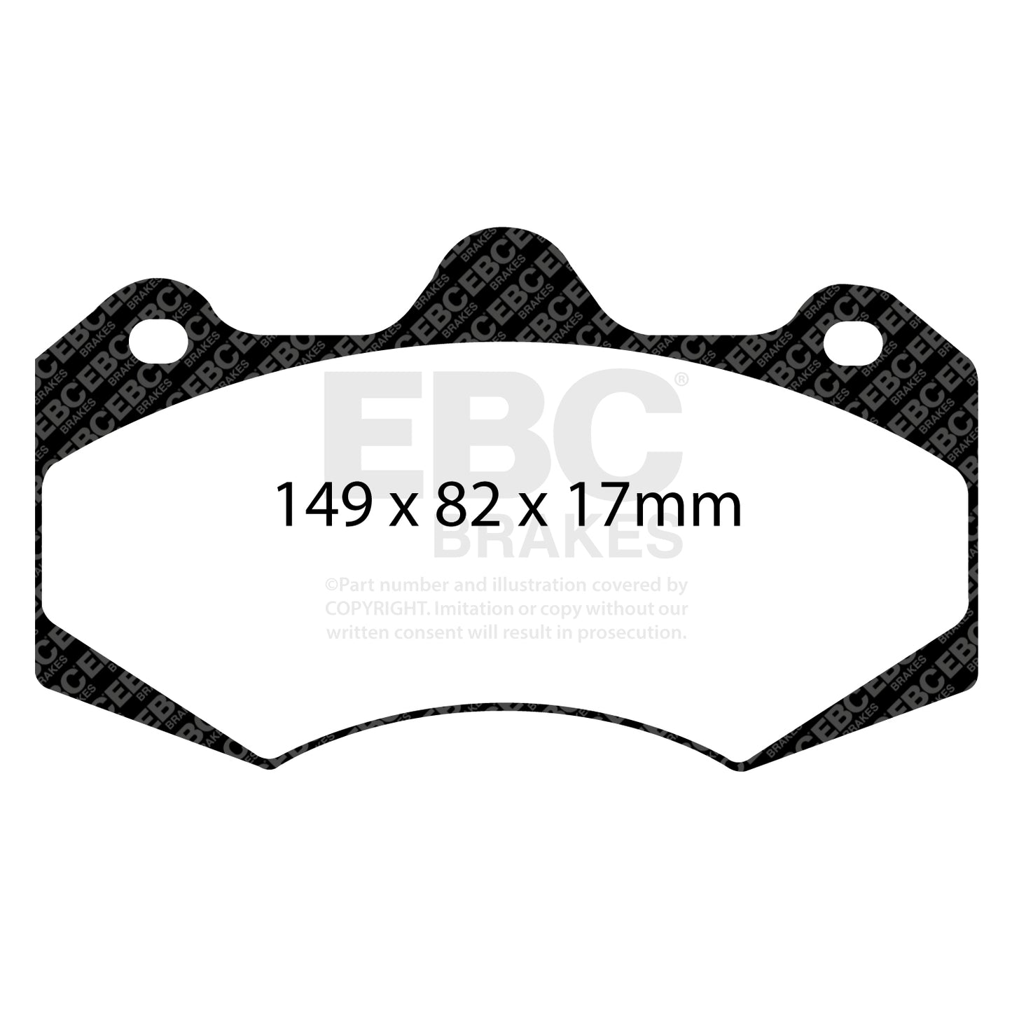 EBC Orangestuff 9000 Series Race Brake Pad Set (DP9062)