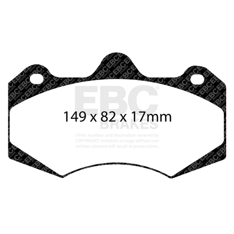 EBC Orangestuff 9000 Series Race Brake Pad Set (DP9062)