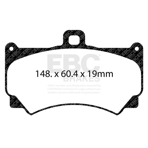 EBC Orangestuff 9000 Series Race Brake Pad Set (DP9065)