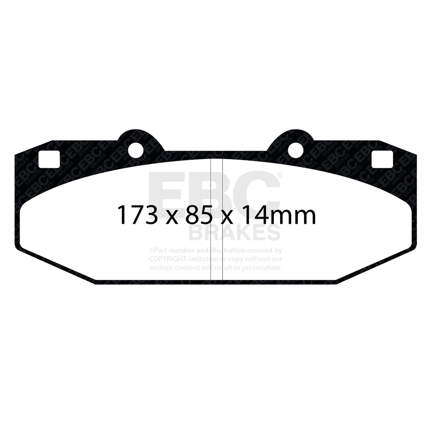 EBC Bluestuff Brake Pad 5000 Series TrackDay Set (DP5076NDX)