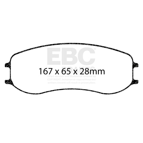 EBC SR Series Race Pads DP8081.28SR21
