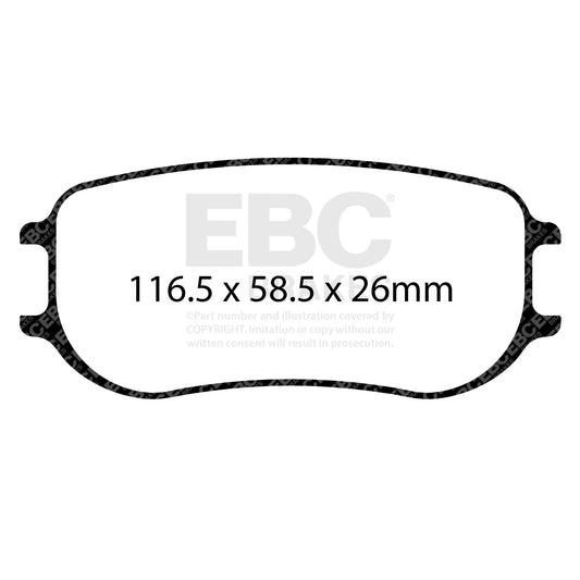 EBC RPX Brake Pads DP8082/2RPX Rear