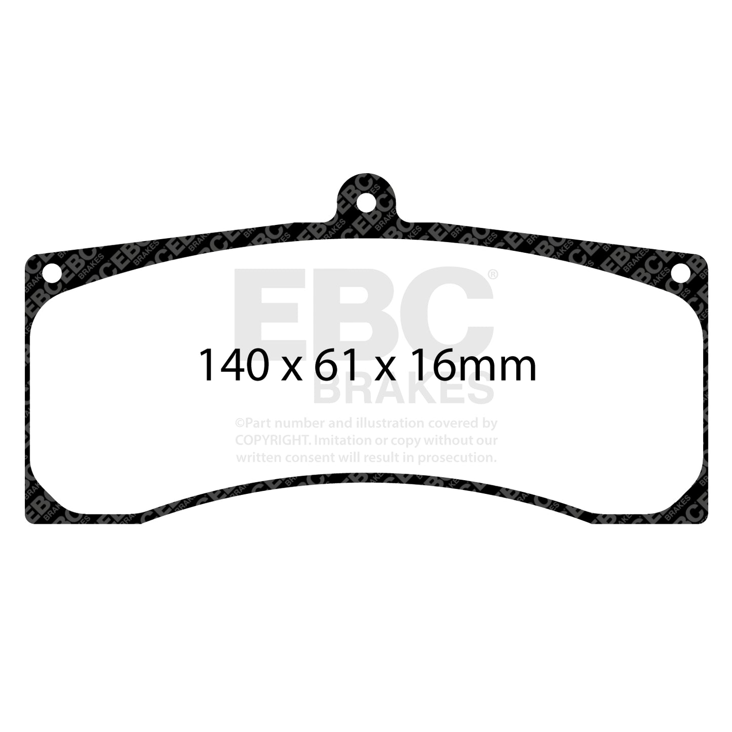 EBC SR Series Race Pads DP8084.25SR21 Front