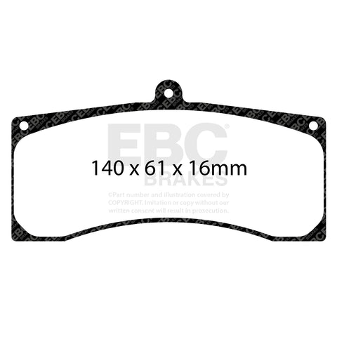 EBC SR Series Race Pads DP8084.25SR21 Front