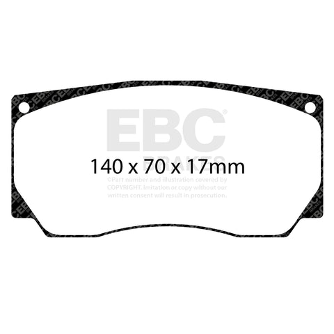 EBC SR Series Race Pads DP8085.17SR21