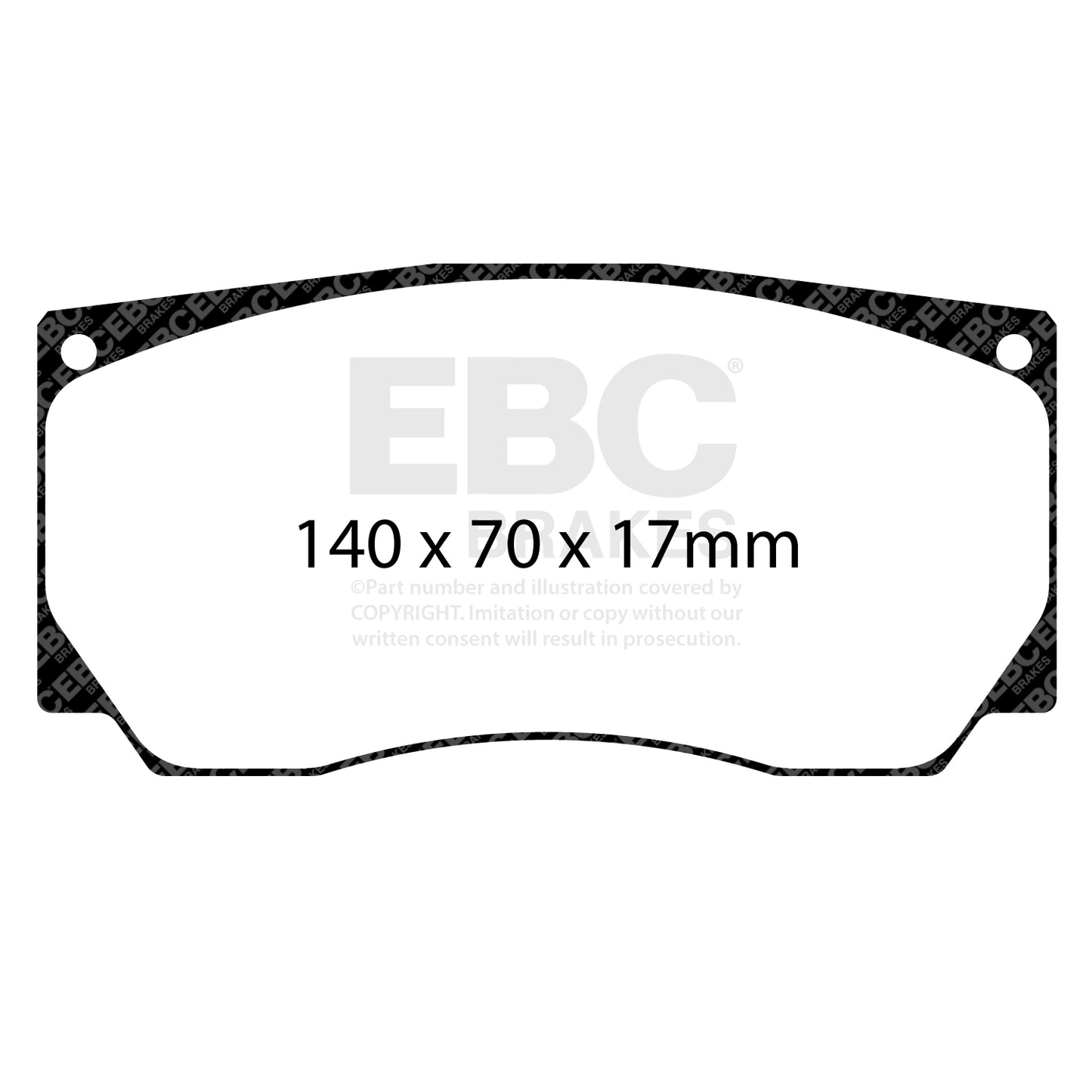 EBC SR Series Race Pads DP8085.26SR11 Front