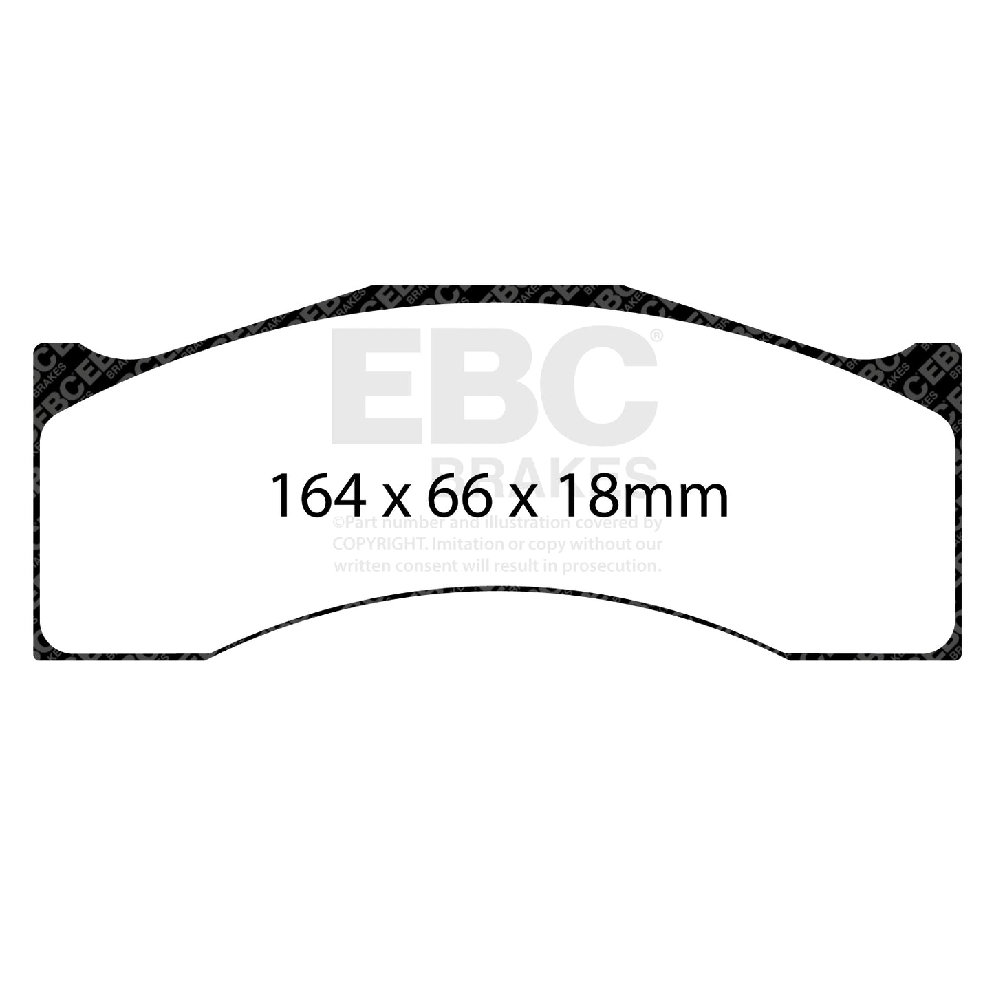 EBC SR Series Race Pads DP8087.18SR11 Front