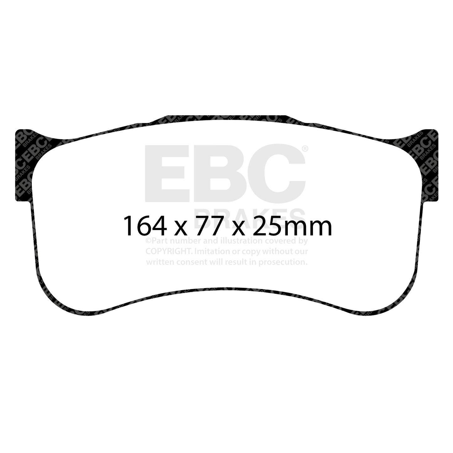 EBC SR Series Race Pads DP8091.25SR21 Front