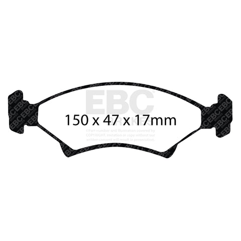 EBC Brakes Pad and Disc Kit (PDKF1012)