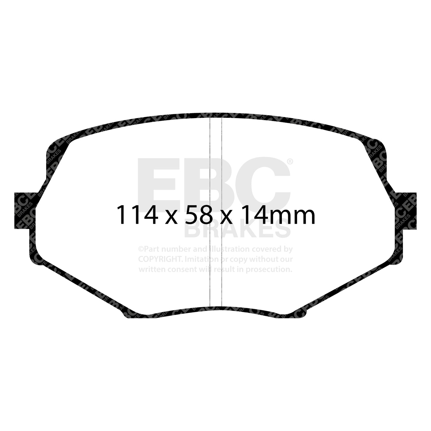 EBC Racing RP-X Track and Race Brake Pads (DP81002RPX)